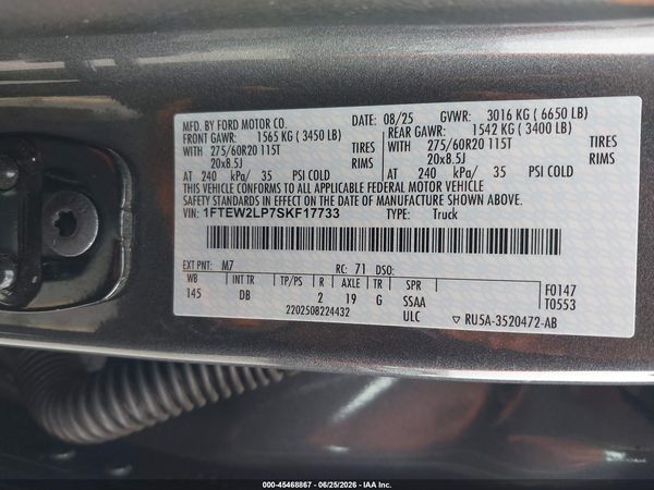 2025 FORD F-150 STX