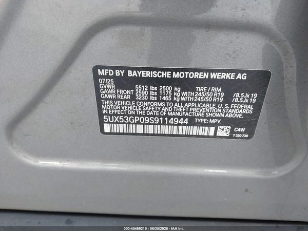 2025 BMW X3 30 XDRIVE