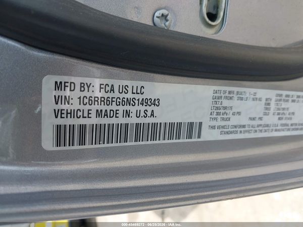 2022 RAM 1500 CLASSIC Tradesman