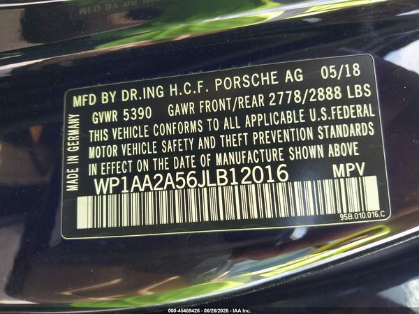2018 PORSCHE MACAN