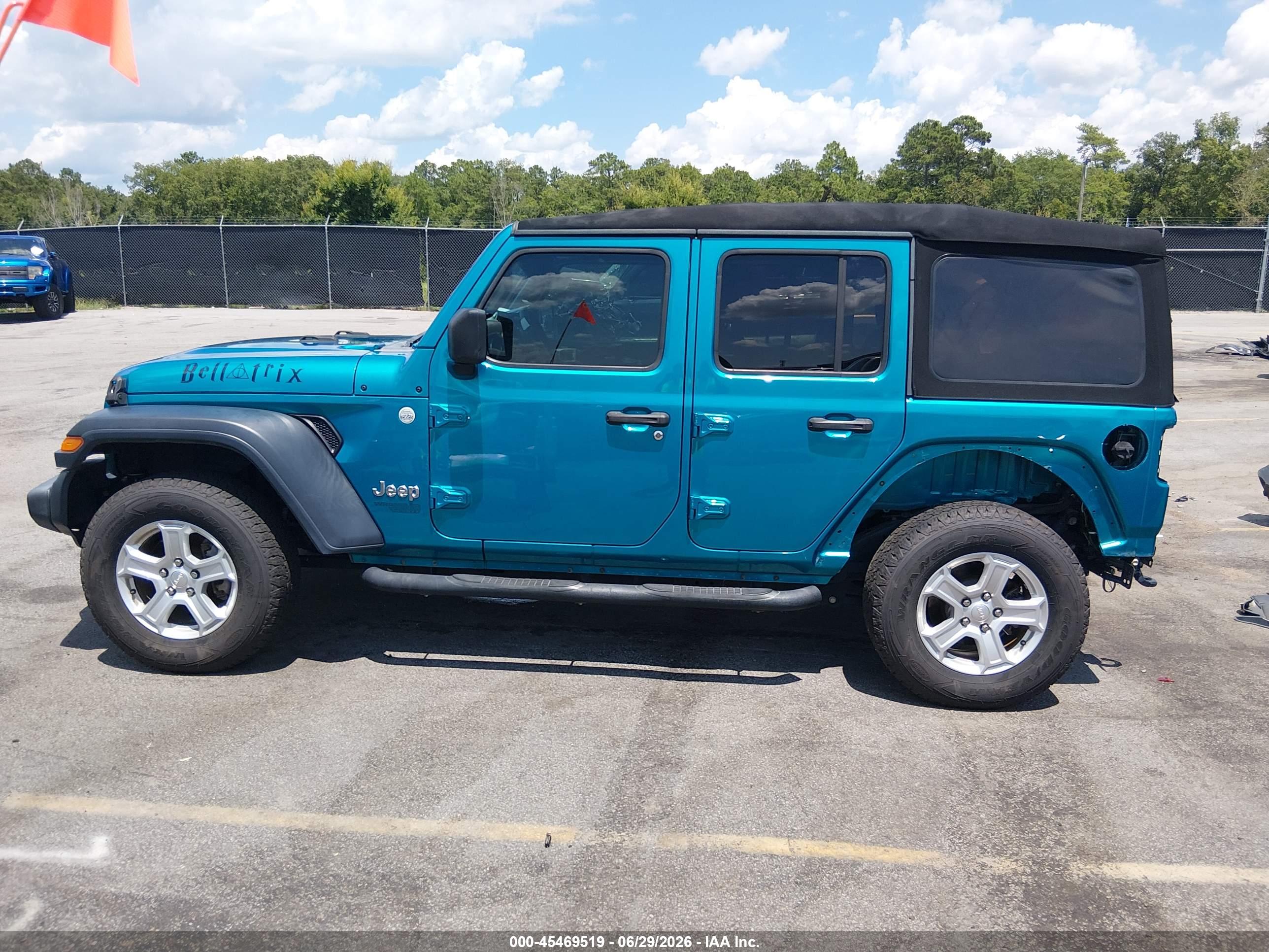 2020 JEEP WRANGLER UNLIMITED SPORT S 4X4