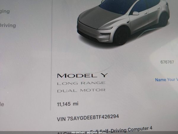 2026 TESLA MODEL Y