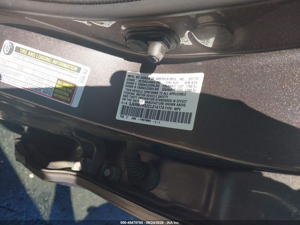 2012 HONDA CR-V EX