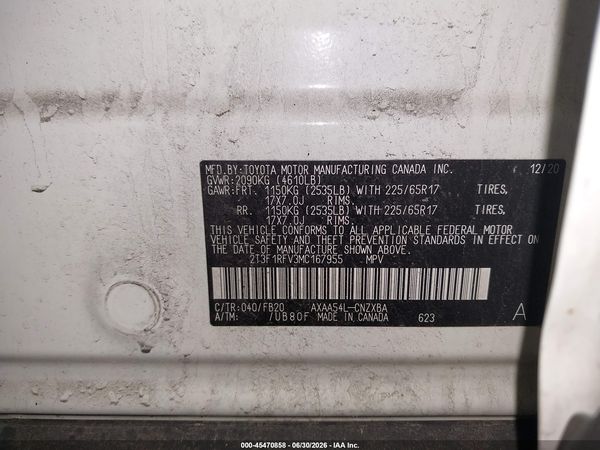 2021 TOYOTA RAV4 LE
