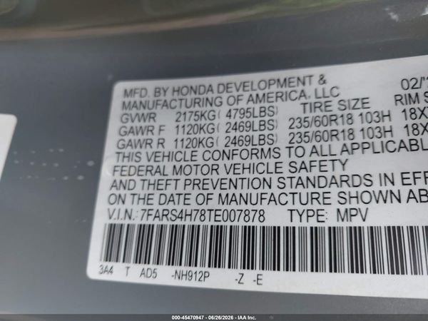 2026 HONDA CR-V EX-L AWD