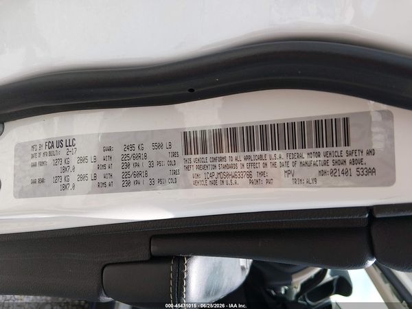 2017 JEEP CHEROKEE LIMITED