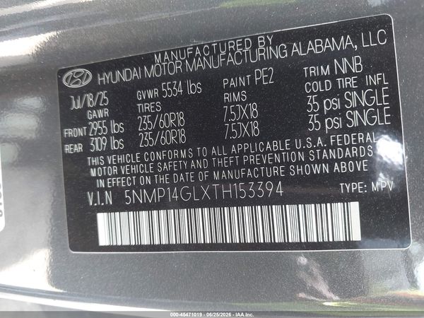 2026 HYUNDAI SANTA FE SE