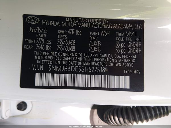 2025 HYUNDAI TUCSON SEL