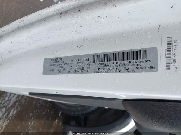 2020 RAM PROMASTER 1500 HIGH ROOF 136 WB