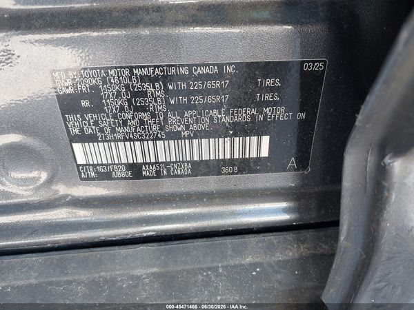 2025 TOYOTA RAV4 LE