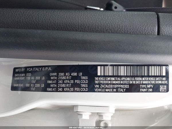 2023 JEEP RENEGADE LATITUDE 4X4