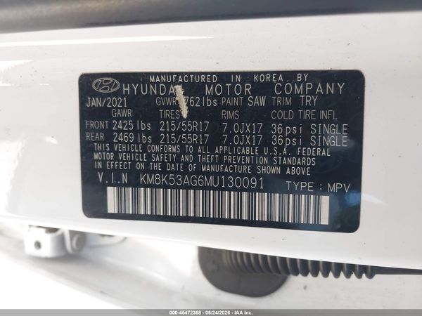 2021 HYUNDAI KONA ELECTRIC ULTIMATE