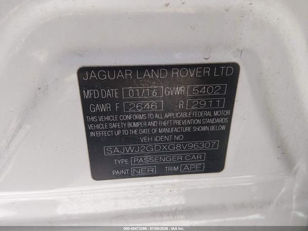 2016 JAGUAR XJ XJL PORTFOLIO