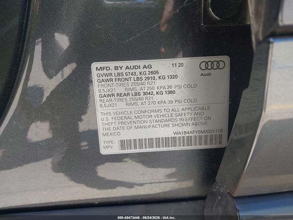 2021 AUDI SQ5