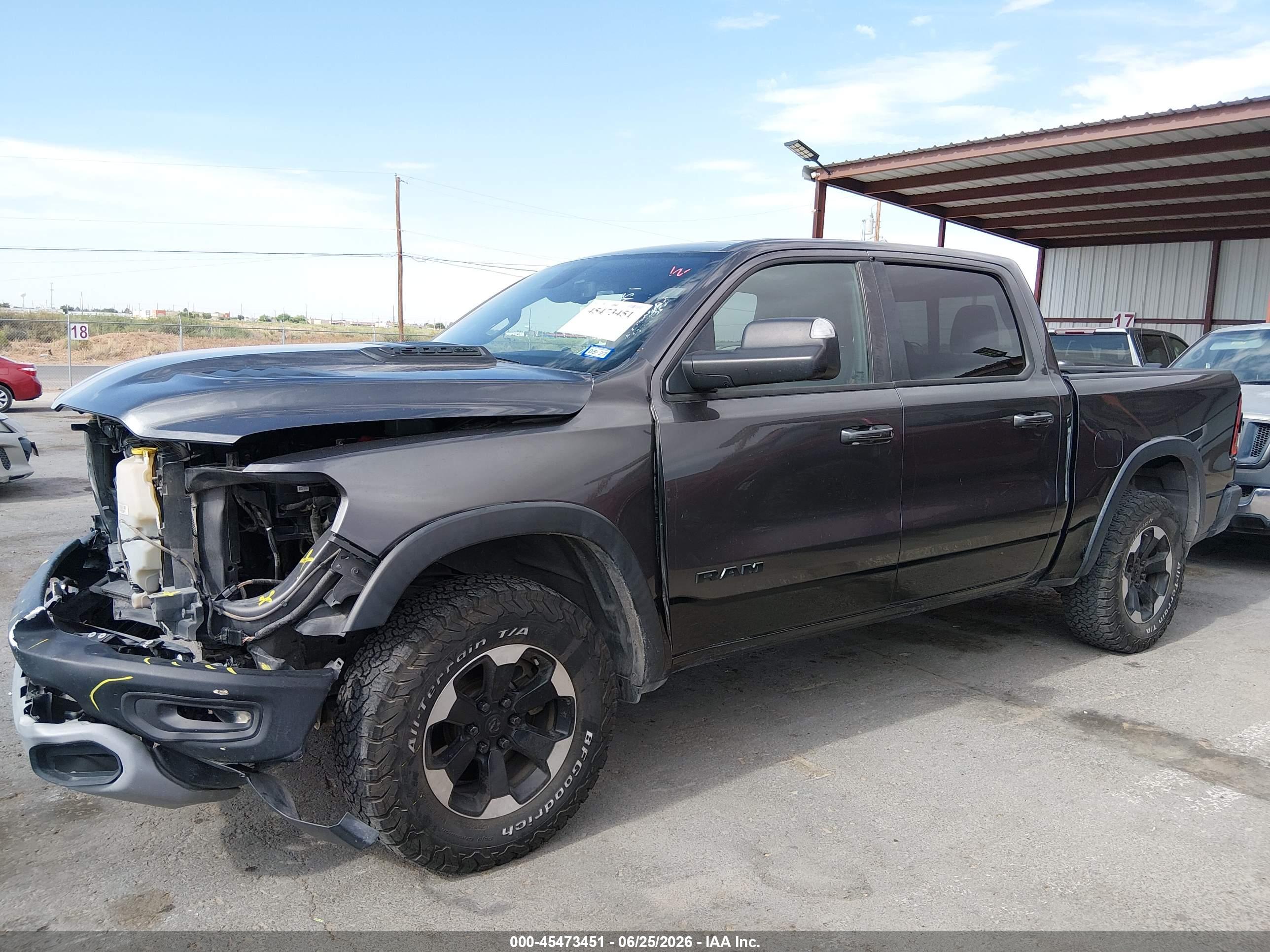 2019 RAM 1500 REBEL  4X2 5'7 BOX