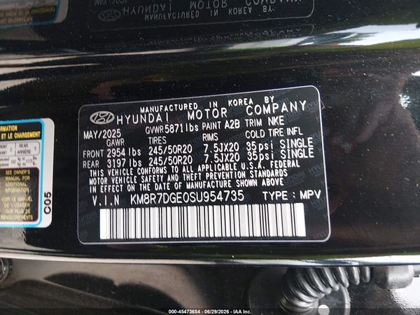 2025 HYUNDAI PALISADE