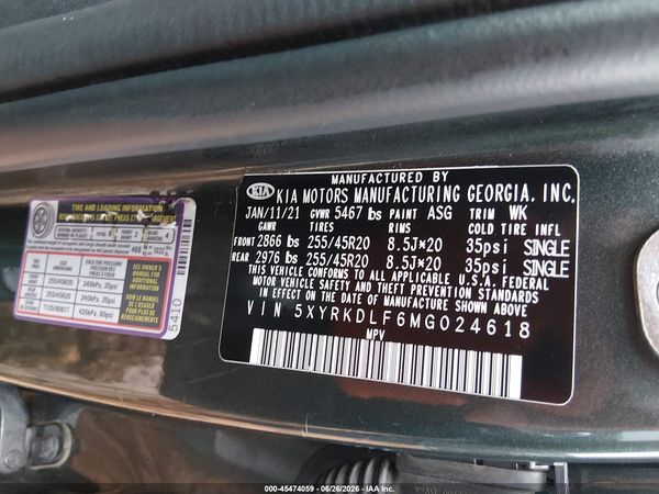 2021 KIA SORENTO SX PRESTIGE