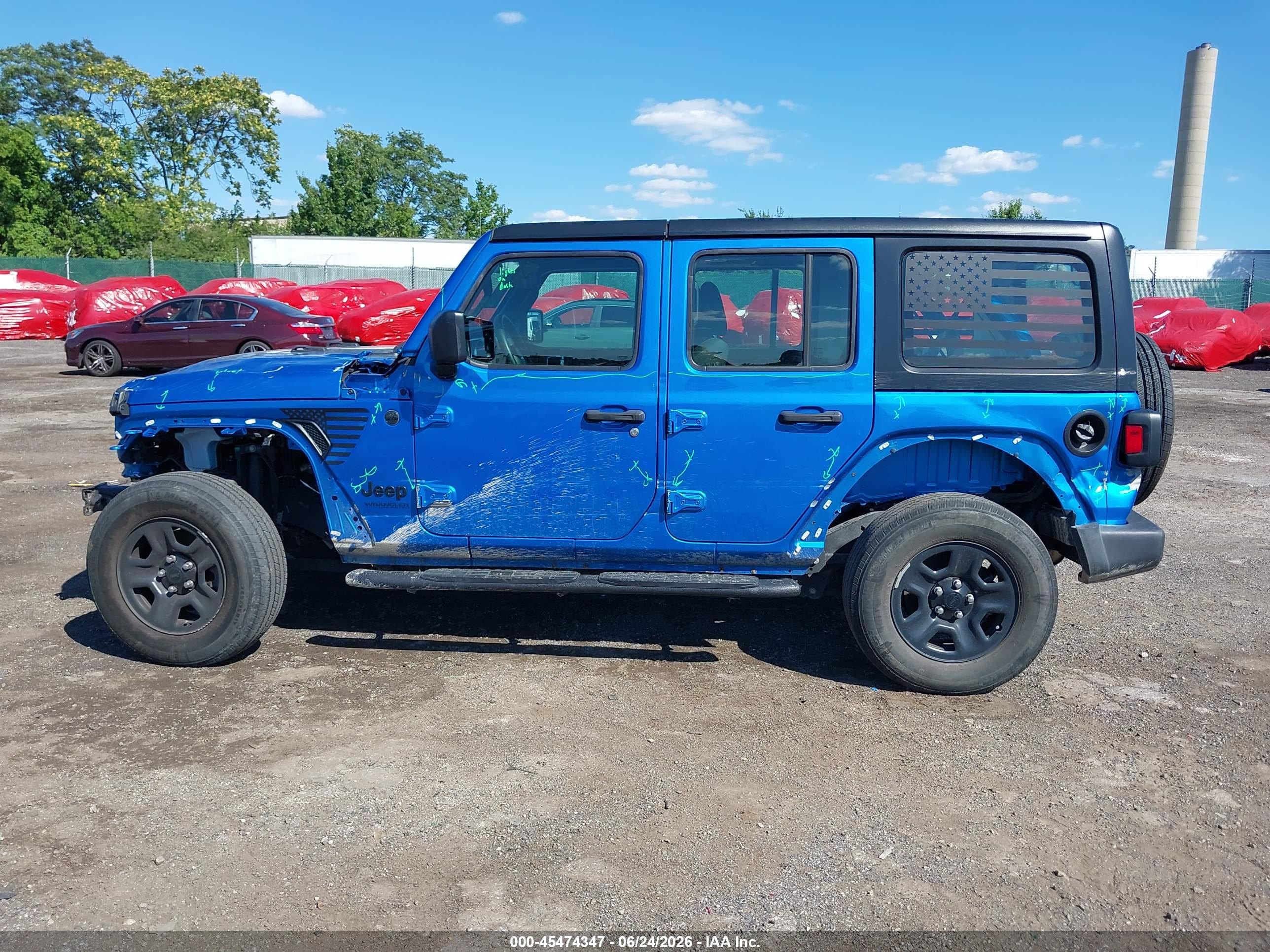 2022 JEEP WRANGLER UNLIMITED SPORT 4X4