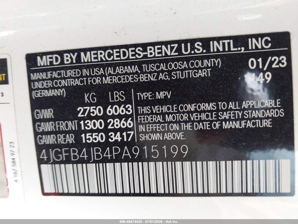 2023 MERCEDES-BENZ GLE 350 GLE350
