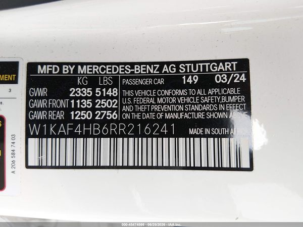 2024 MERCEDES-BENZ C 300