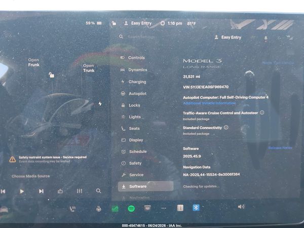 2025 TESLA MODEL 3
