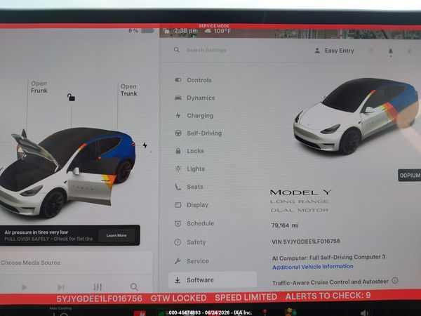 2020 TESLA MODEL Y