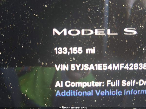 2021 TESLA MODEL S