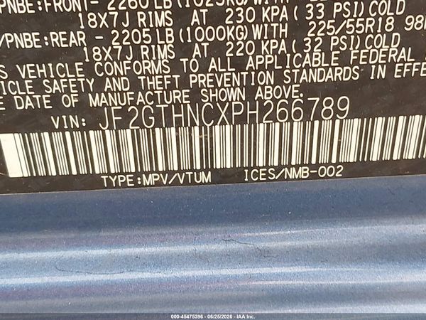 2023 SUBARU CROSSTREK LIMITED