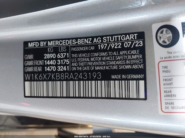 2024 MERCEDES-BENZ MAYBACH S 680 4MATIC