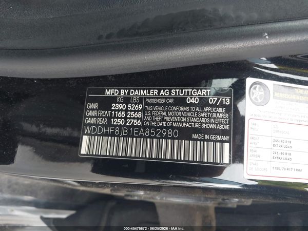 2014 MERCEDES-BENZ E 350 4MATIC
