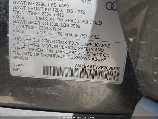 2024 AUDI Q5