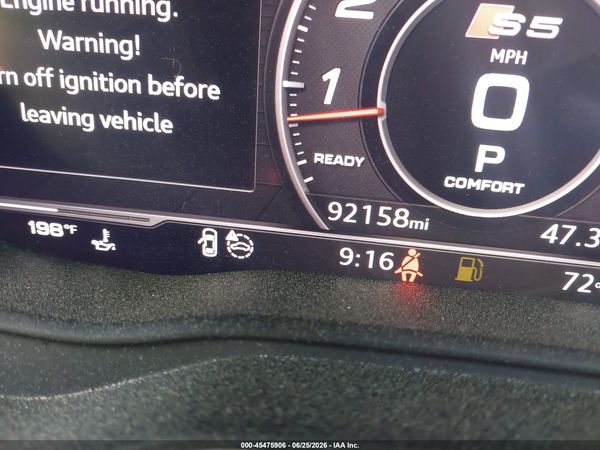 2018 AUDI S5 3.0T PREMIUM PLUS