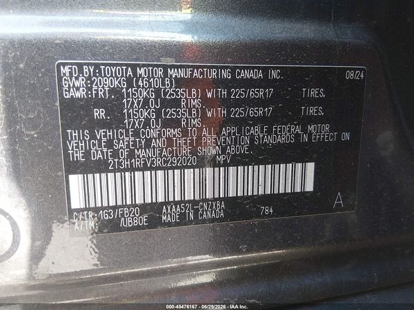 2024 TOYOTA RAV4 LE