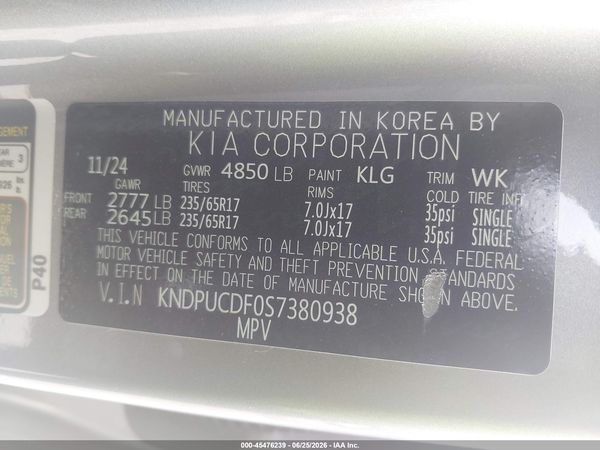 2025 KIA SPORTAGE LX