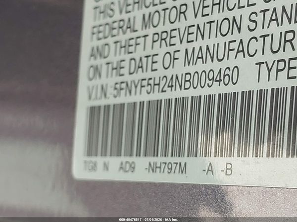 2022 HONDA PILOT 2WD SPECIAL EDITION