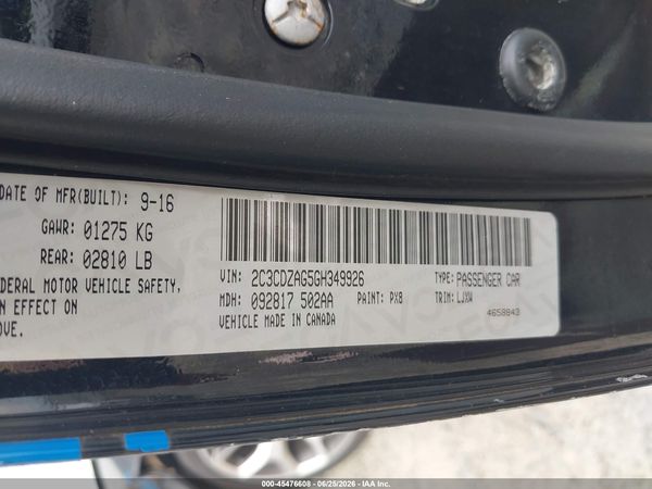 2016 DODGE CHALLENGER SXT PLUS