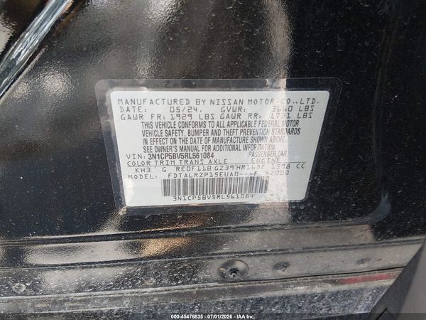 2024 NISSAN KICKS S XTRONIC CVT — I9