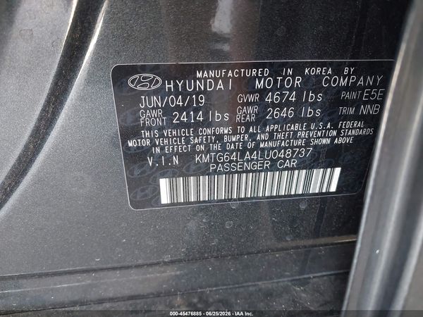 2020 GENESIS G70 2.0T RWD