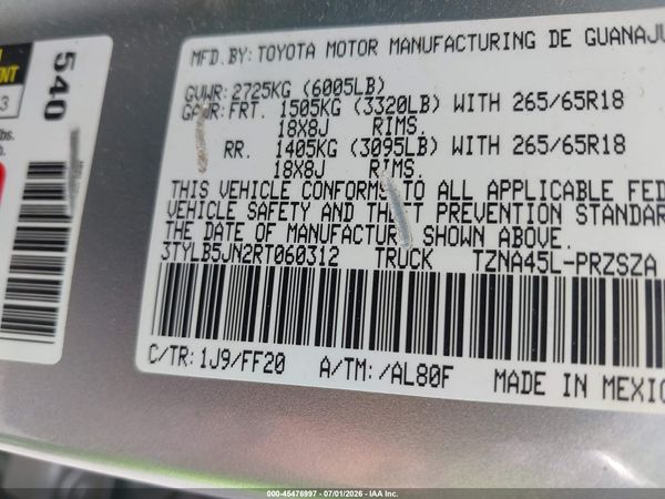 2024 TOYOTA TACOMA SR5