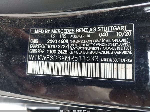 2021 MERCEDES-BENZ C 300 SEDAN