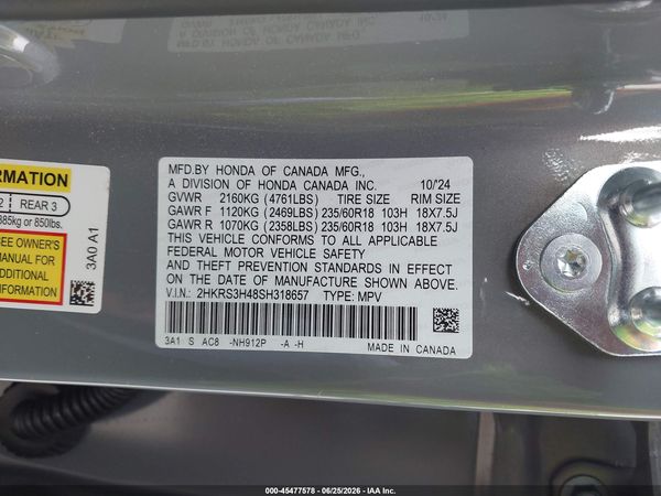 2025 HONDA CR-V EX 2WD