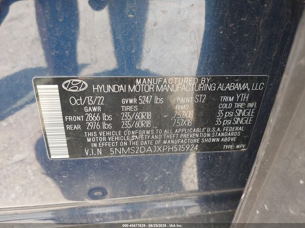 2023 HYUNDAI SANTA FE SEL