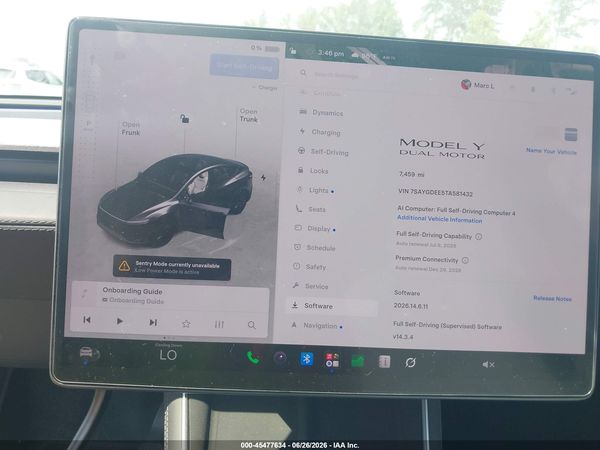 2026 TESLA MODEL Y