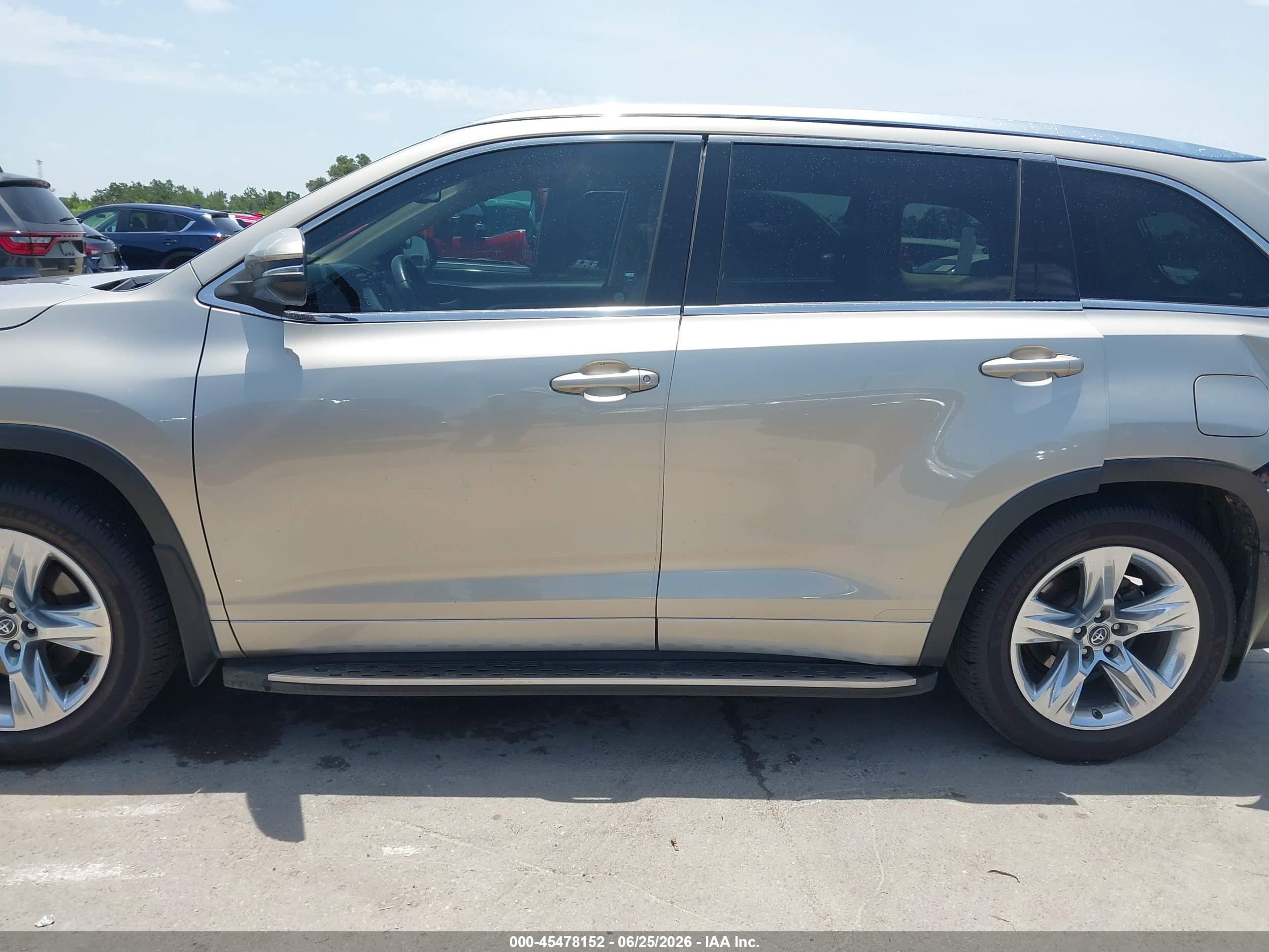 2016 TOYOTA HIGHLANDER LIMITED PLATINUM V6