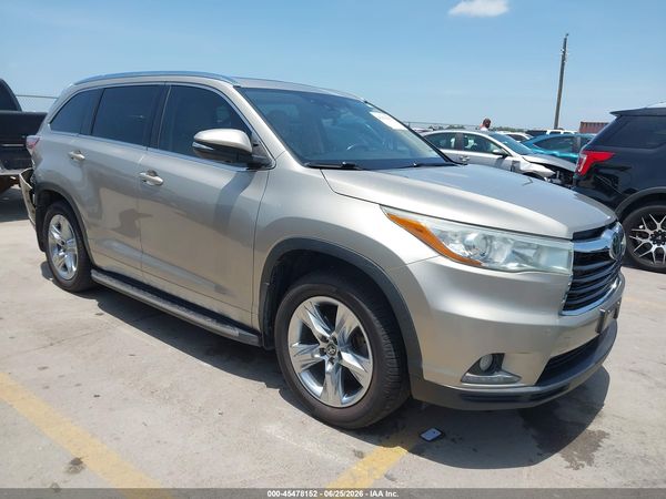 2016 TOYOTA HIGHLANDER LIMITED PLATINUM V6