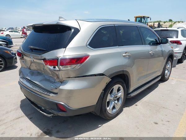 2016 TOYOTA HIGHLANDER LIMITED PLATINUM V6