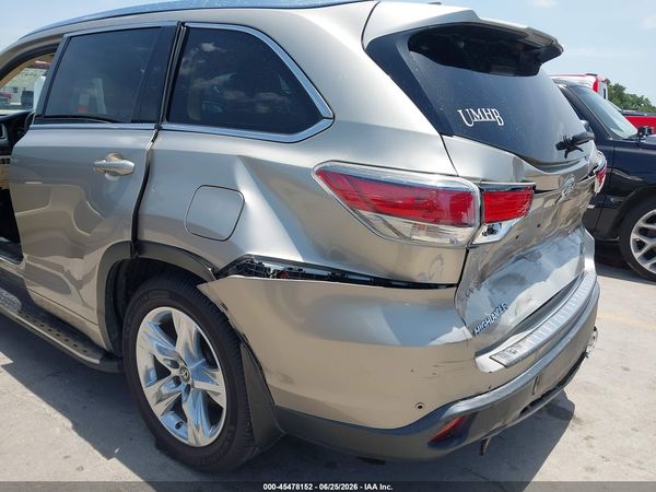 2016 TOYOTA HIGHLANDER LIMITED PLATINUM V6