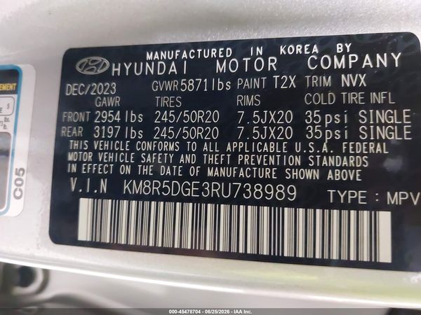2024 HYUNDAI PALISADE LIMITED