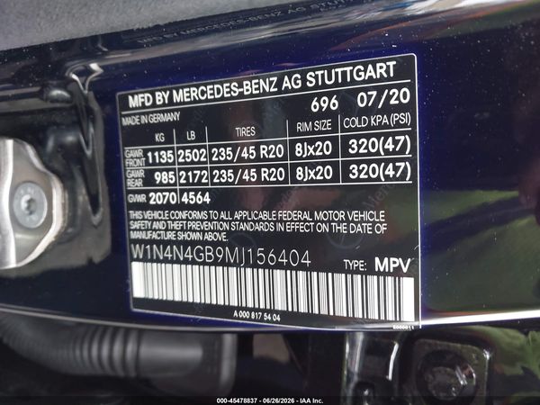 2021 MERCEDES-BENZ GLA 250 GLA250