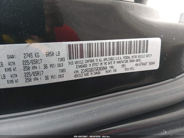 2016 DODGE GRAND CARAVAN SE PLUS